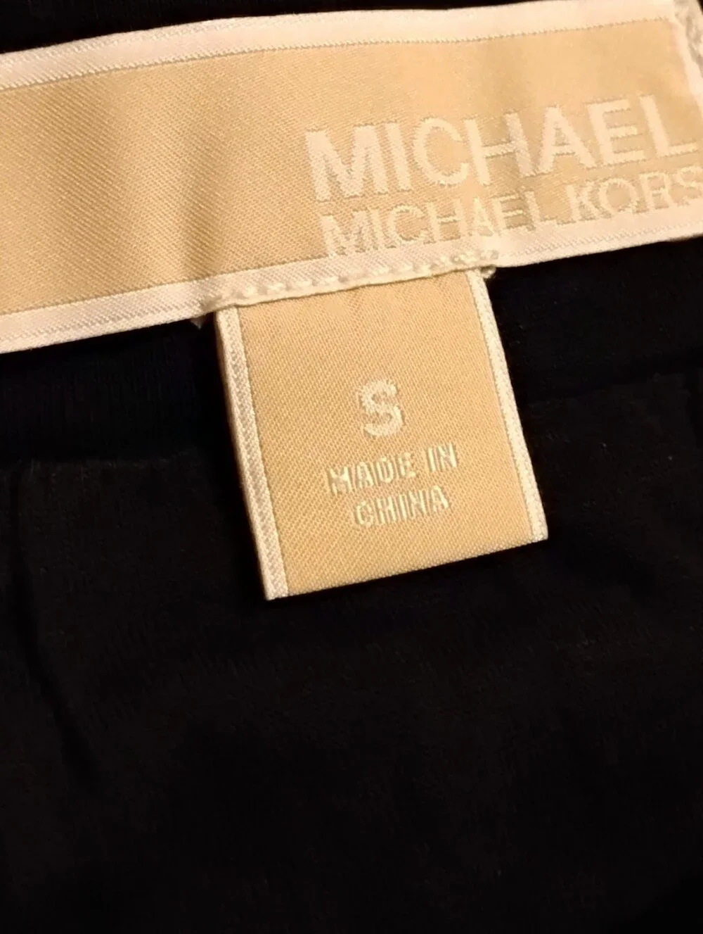 Michael Kors Black Sequin Mini Skirt